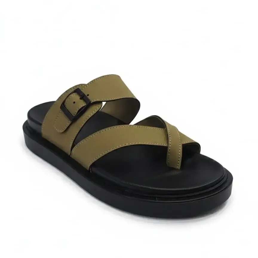 Wowzy RL21 Olive — Adjustable buckle sandal