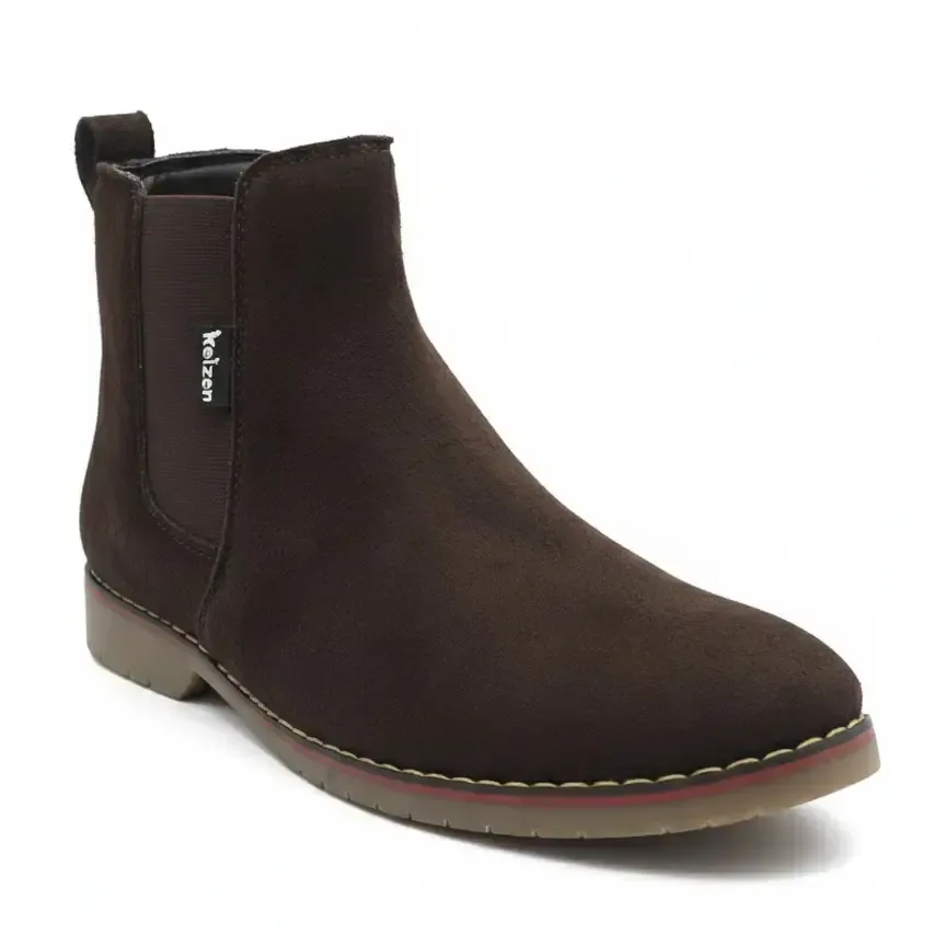 Kelzen Chelsea Chocolate Suede — Chelsea boot