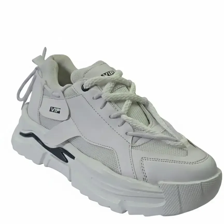 Chunky Runner All White — Chunky platform sneaker